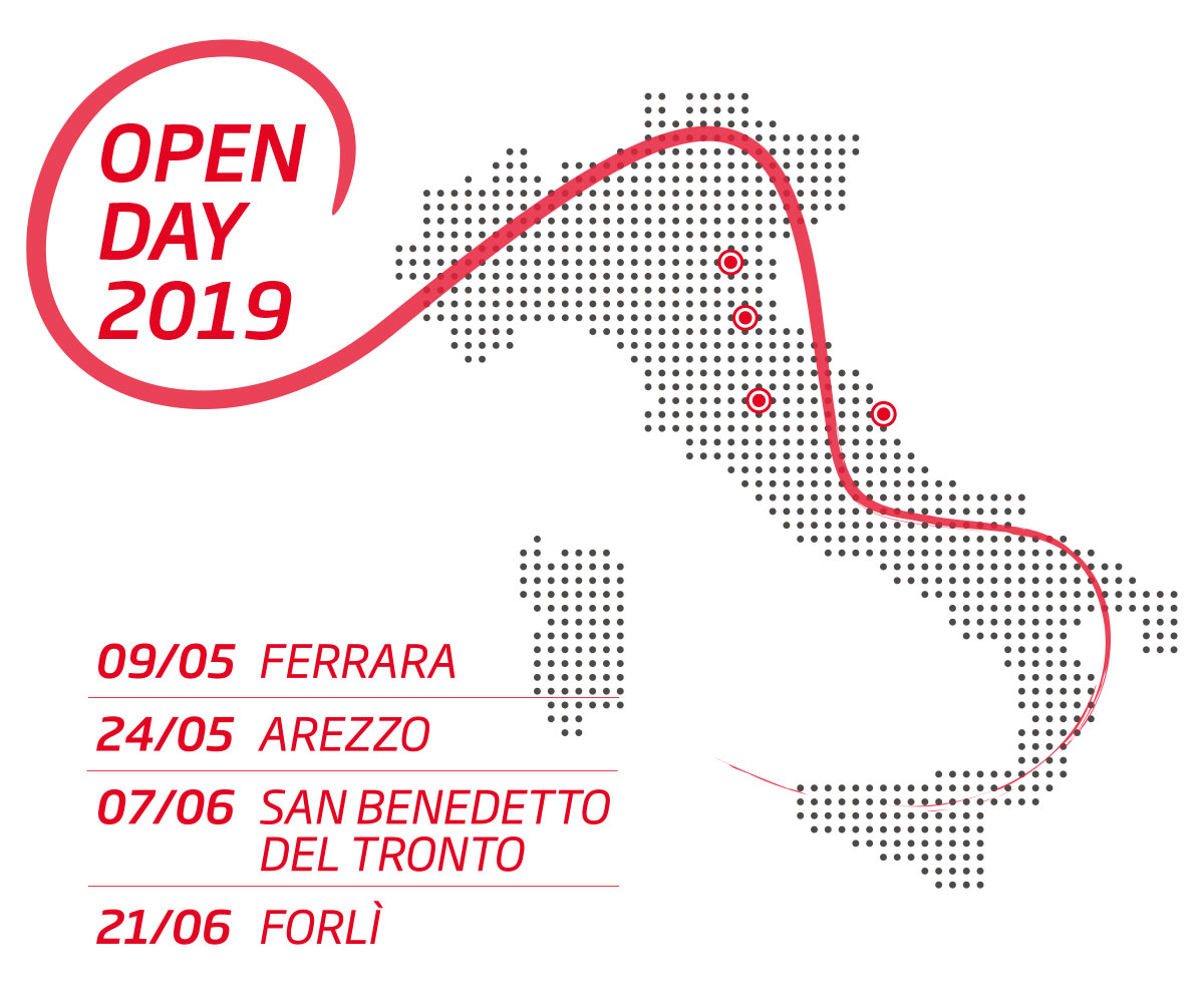 Open Day Ranocchi maggio-giugno 2019: Ferrara, Arezzo, San Benedetto del Tronto, Forlì
